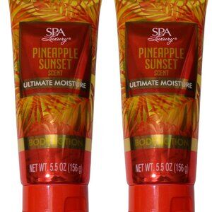 Spa Luxury Pineapple Sunset Ultimate Moisture - Body Lotion 5.5oz Set